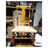 Q ANNE MAPLE SIDE CHAIR