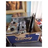 PLATED TRAYS & KITCHEN CANISTERS