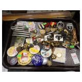 MILITARY PINS, MEDALS, MORE