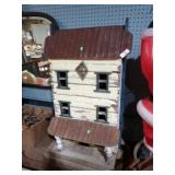 EARLY VINTAGE DOLLHOUSE 22x36