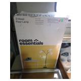 NEW IN BOX 3-BULB FLOOR LAMP