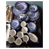 2 TRAYS IRONSTONE CHINA