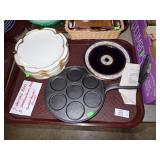 PANCAKE SKILLET, HAVILAND PLATES, MORE