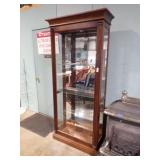 SLIDING FRONT GLASS DISPLAY CASE 36x78