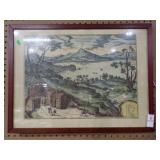 COLORED EUROPEAN LITHO 23x18