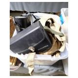 MILITARIA W/ CANTEENS, BINOCULARS, MORE