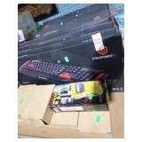 GAMING KEYBOARDS + WEATHER RADIOS