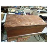 MACHINIST'S CHEST W/ INSERT, CONTENTS 28x12