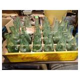 FLAT OF VINTAGE COKE BOTTLES