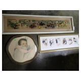 3 PCS FRAMED ART UP TO 41x11
