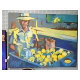LG SIGNED O/C LEMONADE CART 49x38