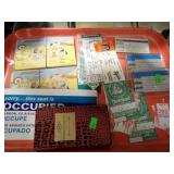 VINTAGE TICKETS, POSTCARDS, EPHEMERA