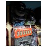 2 TRAYS SPACE TOYS, MODEL SHIPS, BRITAINS FIGURES