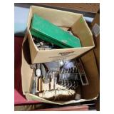 2 BOXES TOOLS & HARDWARE