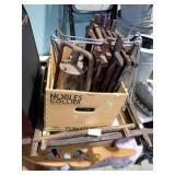 LG LOT WOODEN FRAMES + LANTERN