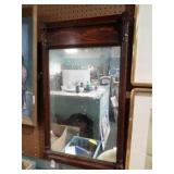 PAINTED WOODEN MIRROR 18x31