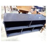 BLACK BOOKSHELF 48x24