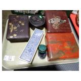 ORIENTAL DESK BOXES