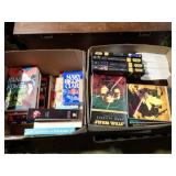 2 BOXES BOOKS W/ STAR WARS