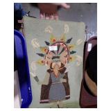 NATIVE TEXTILE WALL HANGING 24x14