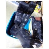 3 LEATHER MOTORCYCLE SEATS