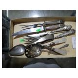 STERLING, COIN SILVER, PLATED FLATWARE