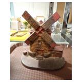 CAST WINDMILL DOORSTOP