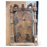 JAVANESE WOODEN KRIS DISPLAY BOARD