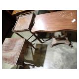 GAME TABLE, 2 SMALLER TABLES