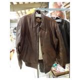 BROWN LEATHER XL HARLEY-DAVIDSON JACKET