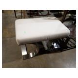 CHROME & FABRIC SEAT