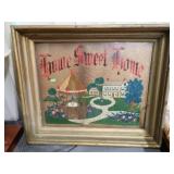 FRAMED NEEDLEPOINT ART 24x20