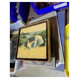 ASSTD BOOKS + FRAMED ART