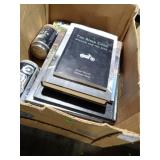 MOTORCYCLE BOOKS & BEER CANS