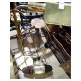 FLOOR LAMP, SHOE POLISHER, PLANT STAND