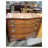 BASSETT SERPEINTINE 3-DR CHEST 36x33