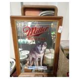 3 BEER AD SIGNS W/ MILLER HIGH LIFE