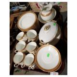 GOLD RIMMED CHINA