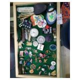 PINS, PATCHES, JACKKNIVES, MORE