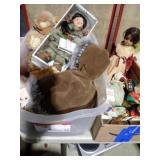 2 TUBS MISC DOLLS