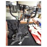 SCULPTED IRON CANDELABRA 18'
