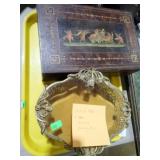 INLAID BOX + ORNATE JEWELRY BOX