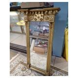 GILT PAINTED WALL MIRROR 24x43