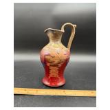 Robert Alewine Signed Art Pottery Pitcher Vase,...