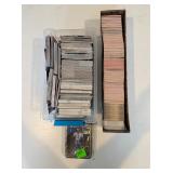 Box Lot of Sports Trading Cards, Football and...