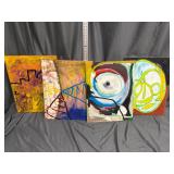 Abstract Paintings by R.S. Dec (Late...