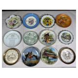 12 Collector Plates Japan England. Lot includes...