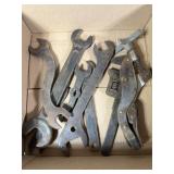 Wrenches and Locking Pliers Lot, Assorted...
