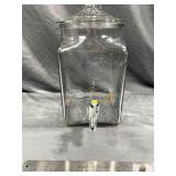 Vintage Isaac J. Collins Glass Beverage Dispenser