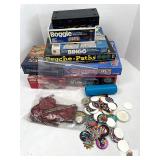LOT OF VINTAGE AND MODERN GAMES WITH ACCESSORIES